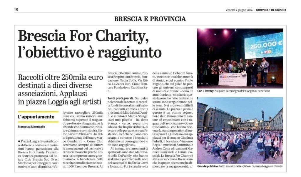 BS4Charity day after | Banca Valsabbina